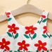 【9M-3Y】2-piece Baby Girls Cute And Fashionable Floral Printed Bowknot Sling Dress With Hat