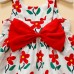 【9M-3Y】2-piece Baby Girls Cute And Fashionable Floral Printed Bowknot Sling Dress With Hat