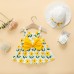 【9M-3Y】2-piece Baby Girls Cute And Fashionable Floral Printed Bowknot Sling Dress With Hat