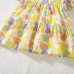 【9M-3Y】2-piece Baby Girl Cute Bunny Printed Bubble Sleeve Dress With Hat