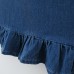 【6M-3Y】Baby Girl Cute Fake Two Piece Ruffle Splicing Denim Dress