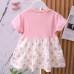 【9M-3Y】Baby Girl Polka Dot Short-sleeved Dress